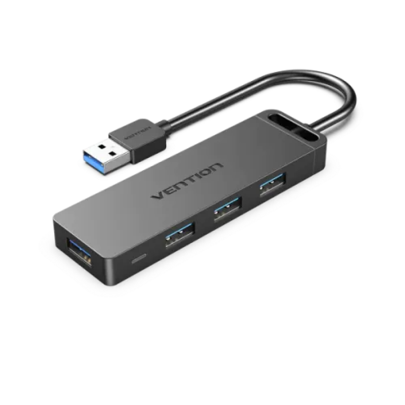 VENTION CHLBF 4-Port USB 3.0 Hub With Power Supply 1M Black