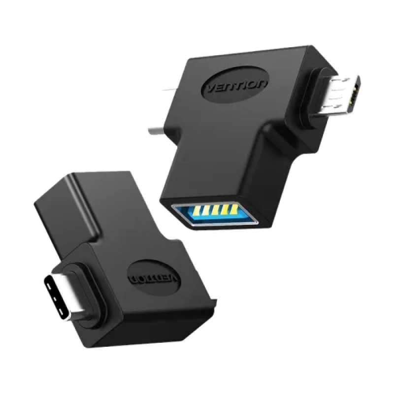 VENTION CDIB0 OTG Adapter Black For Android